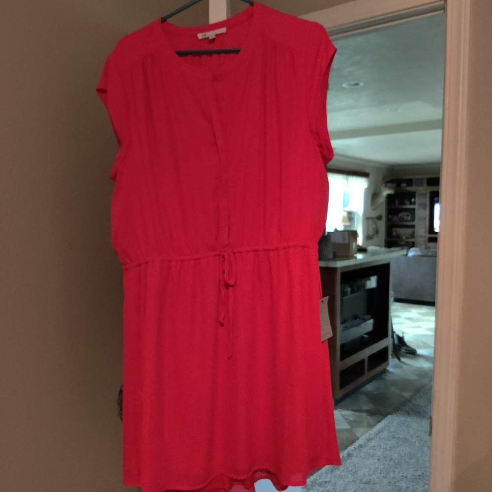 Watermelon color dress